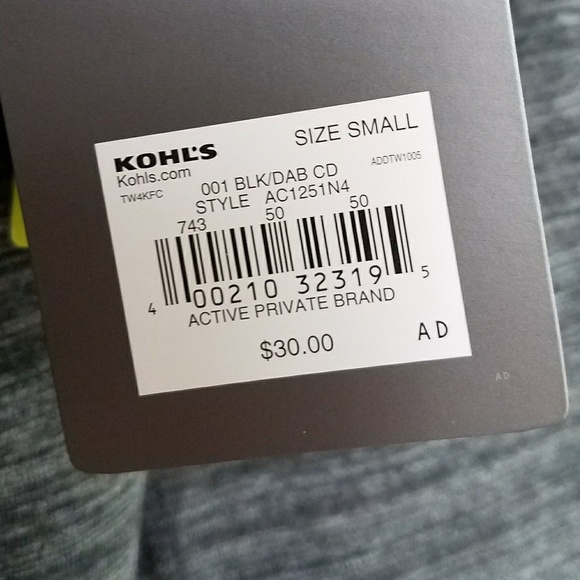 Tek Gear Key Hole Med-Impact Sports Bra Size SM - Picture 5 of 8